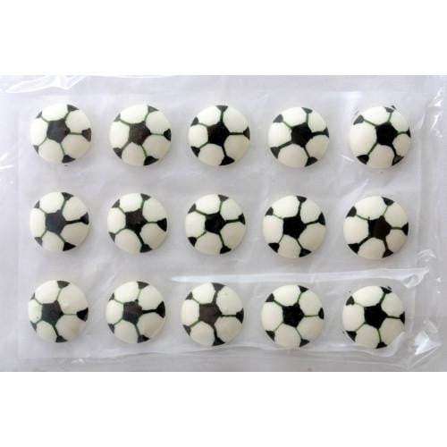 Soccer Ball Icing Decorations - Click Image to Close